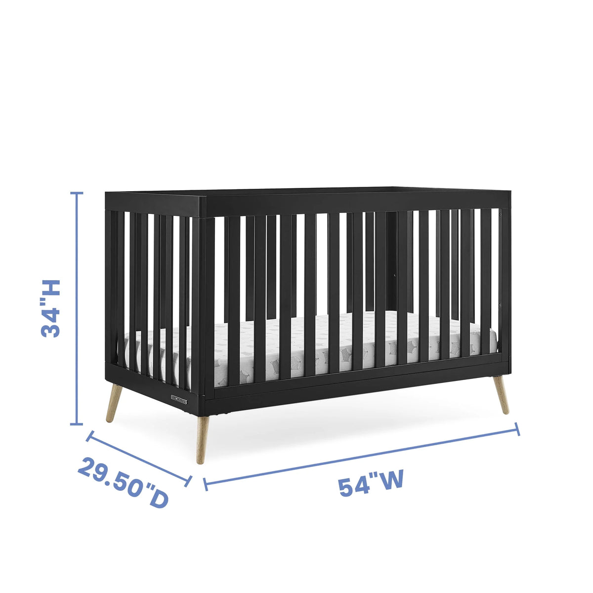 4-in-1 Convertible Baby Crib C57272