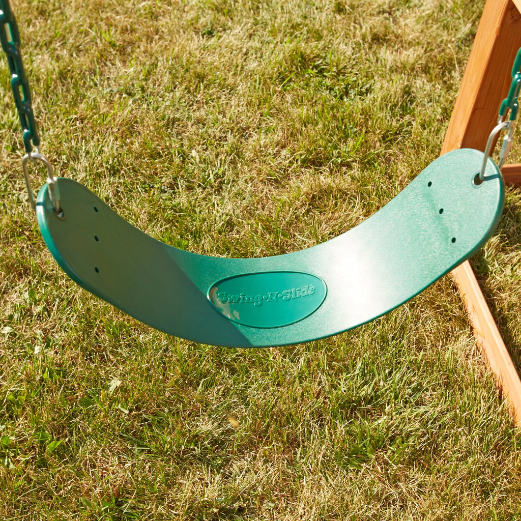 Green Swing Set Bundle with Swing Seats with Chains (2-Pack) W368559