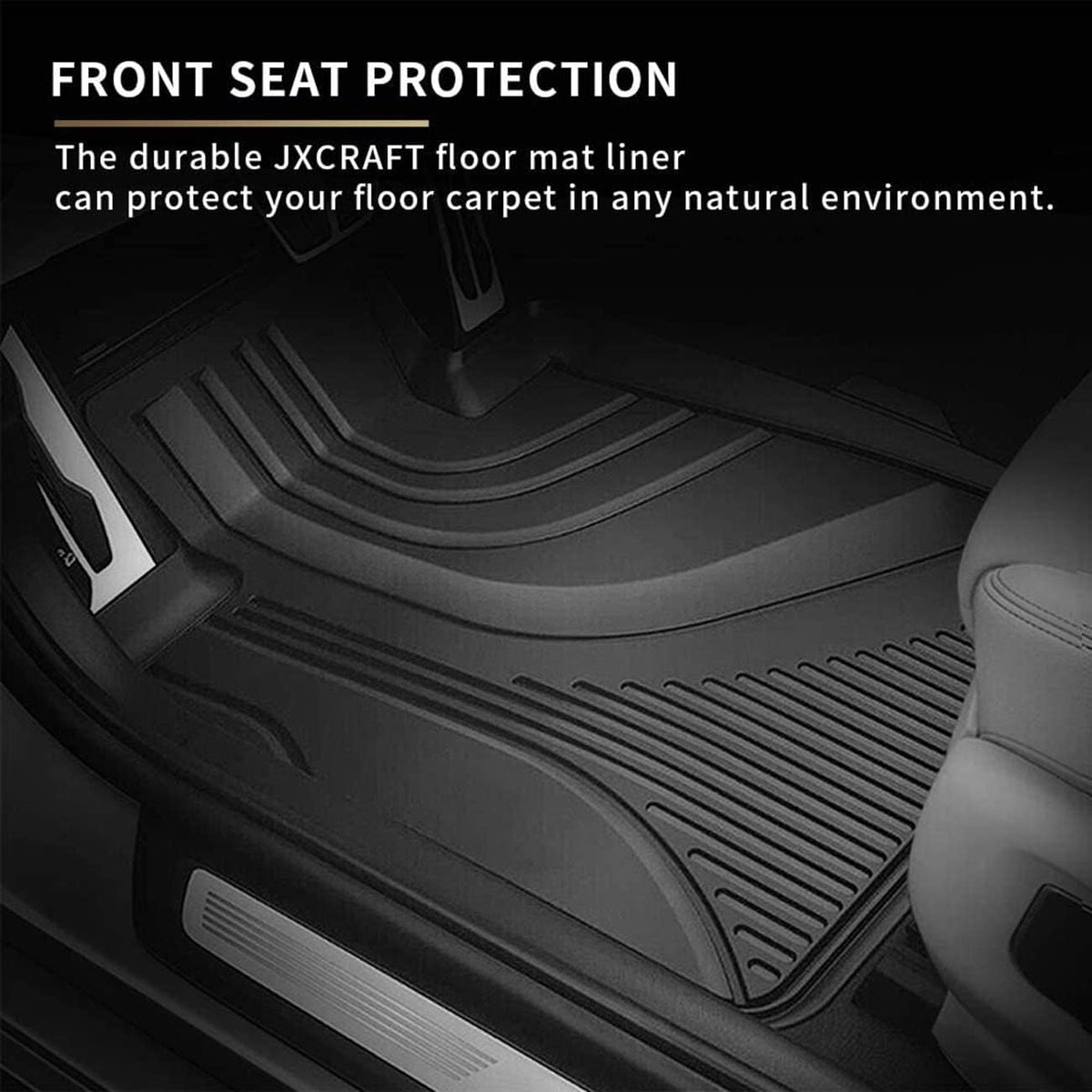 All Weather TPE Car Floor Mats Full Set X85876