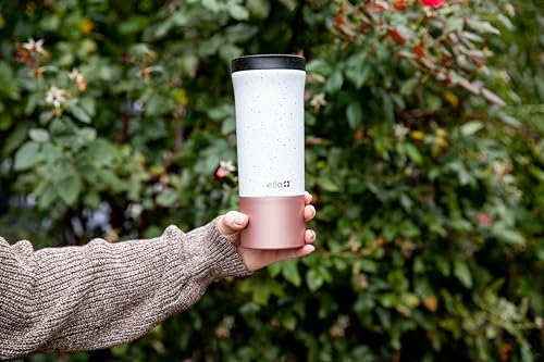 16oz Vacuum Insulated Stainless Steel Travel Mug, Black I595