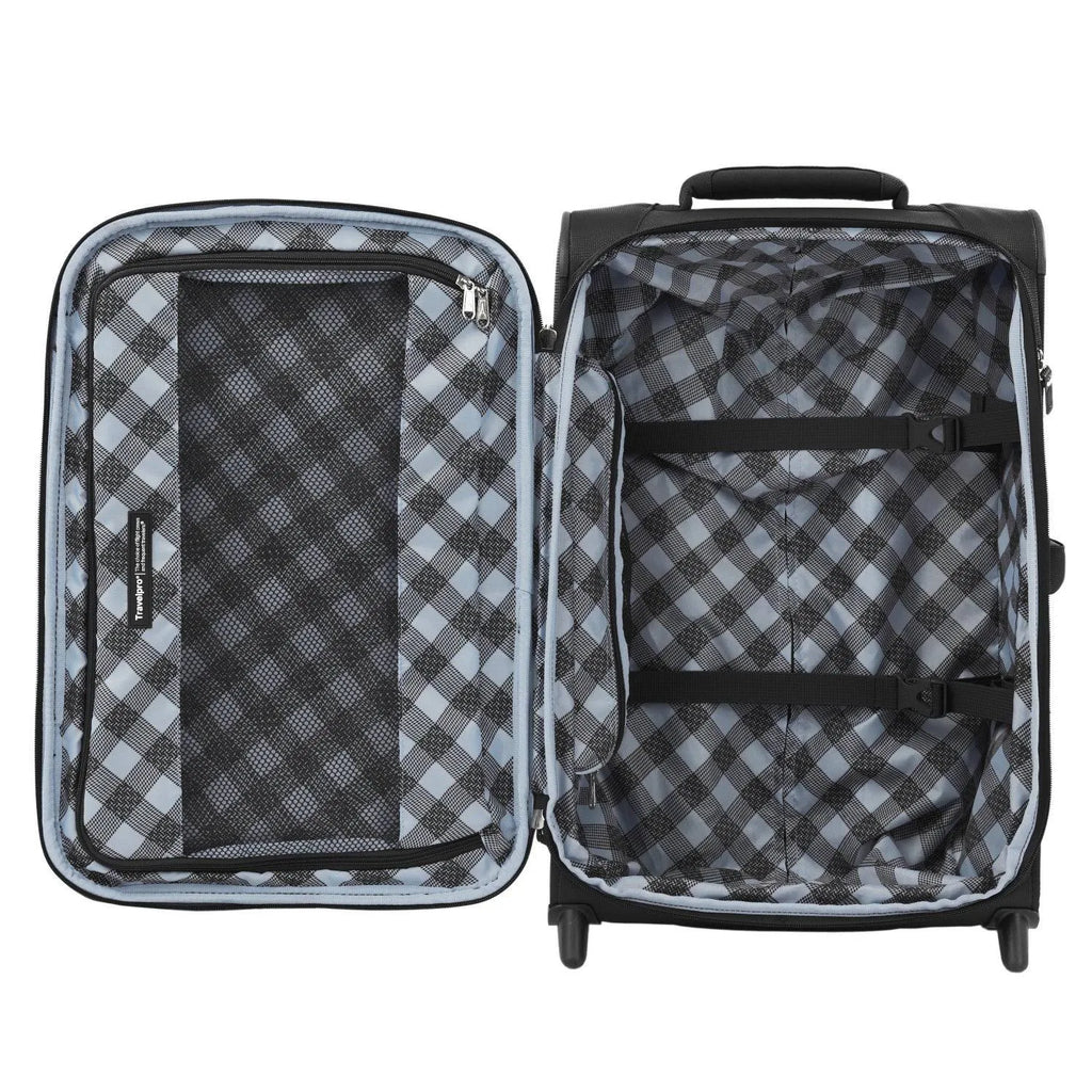 Azure Blue Expandable Carry On Rollaboard J803