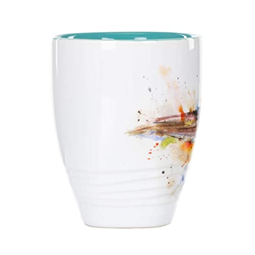 16 Ounce Glossy Stoneware Mug With Handle H9823