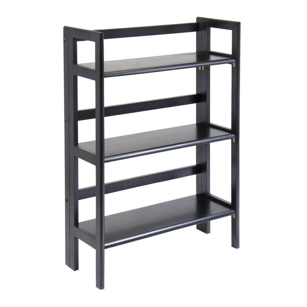 3-Pc Set Folding Bookcase with Fabric Basket E40916