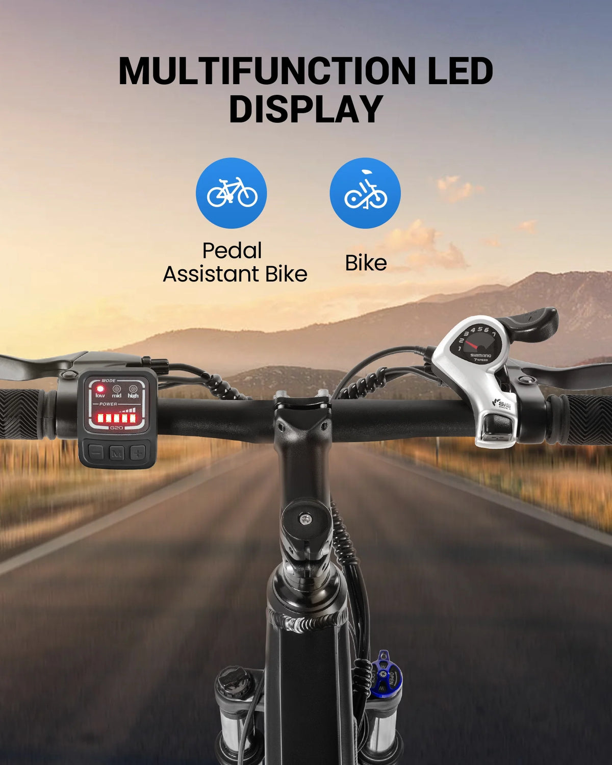 350W 26" Electric Mountain Bike with 36V Removable Battery I376