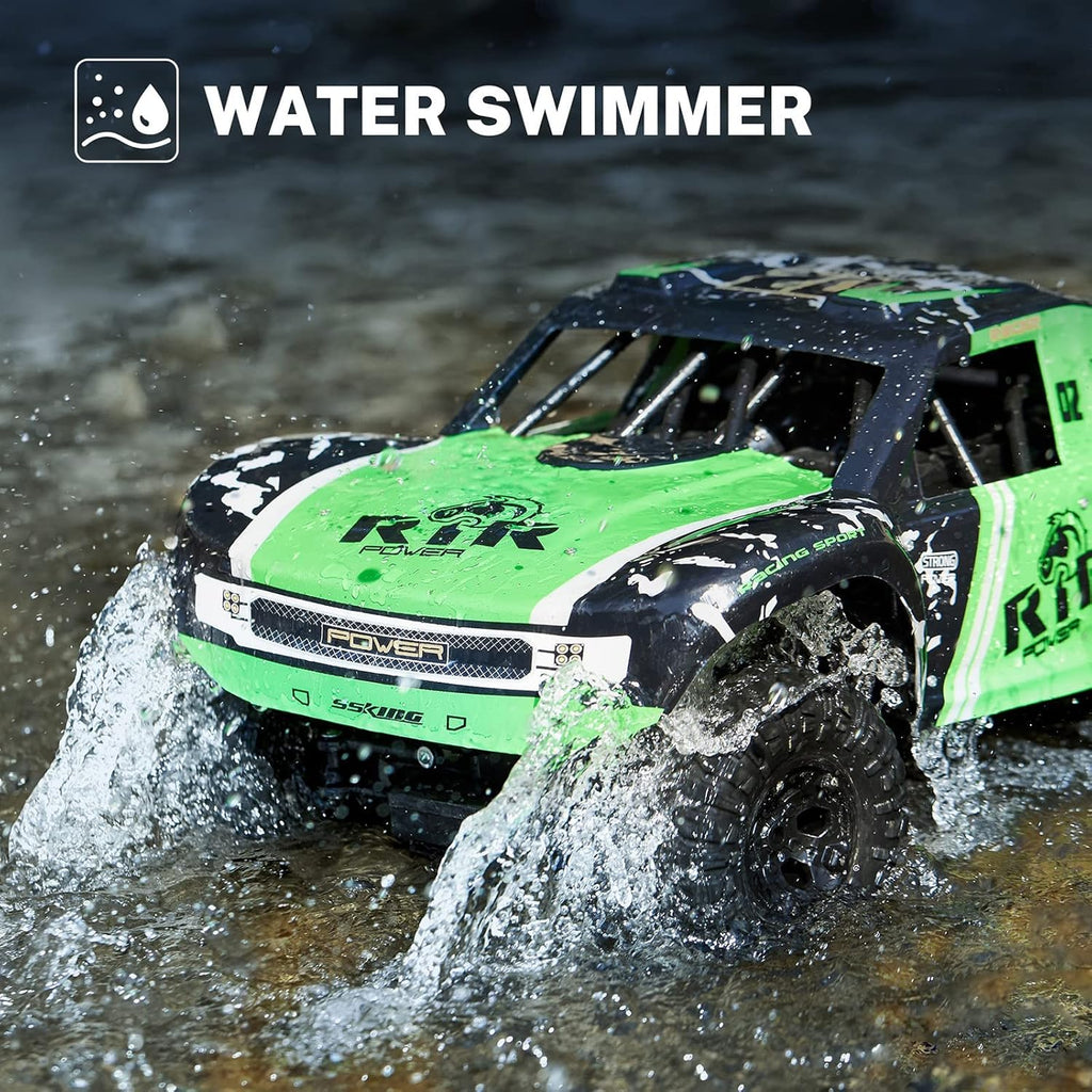 1:10 Scale 2.4 GHz Waterproof 4WD RC Monster Truck (Green) F324