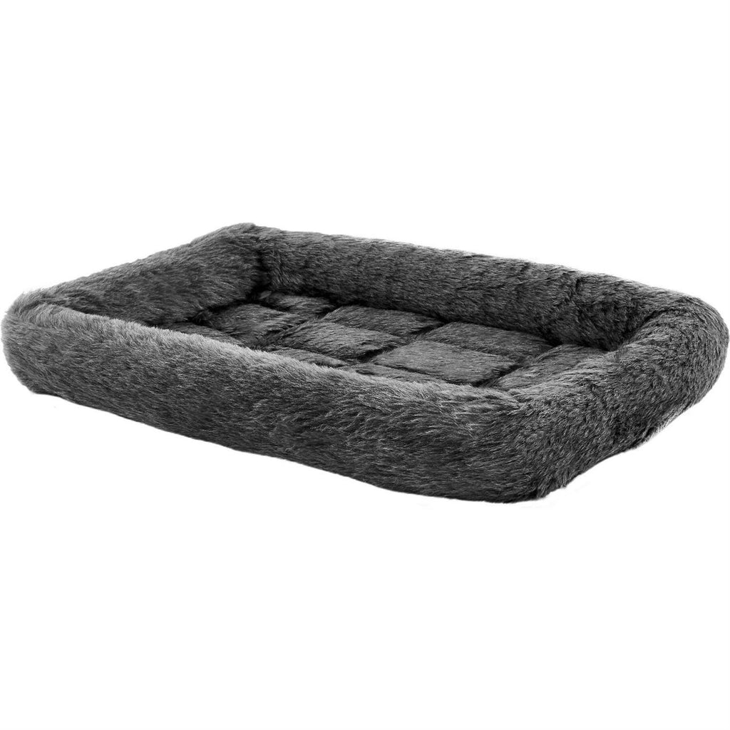 Gray Bolster Dog Bed H351163