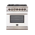 30 Inch Freestanding Gas Range in White Y43796