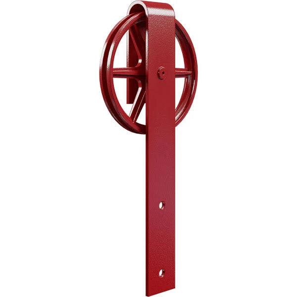 Regal Red Wagon Wheel Roller Hanger for Barn Door E9248