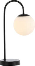 18.25 Iron/Glass Globe LED Lamp U241624