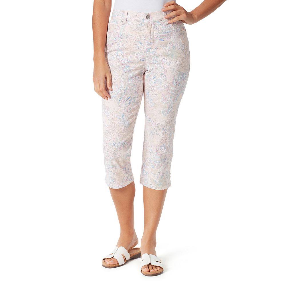Petite Printed Capris L255