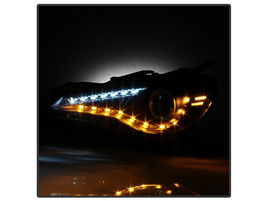 Black DRL LED Projector Headlights S290173