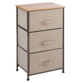 Coffee Espresso 3 Drawer Dresser Storage Tower I599