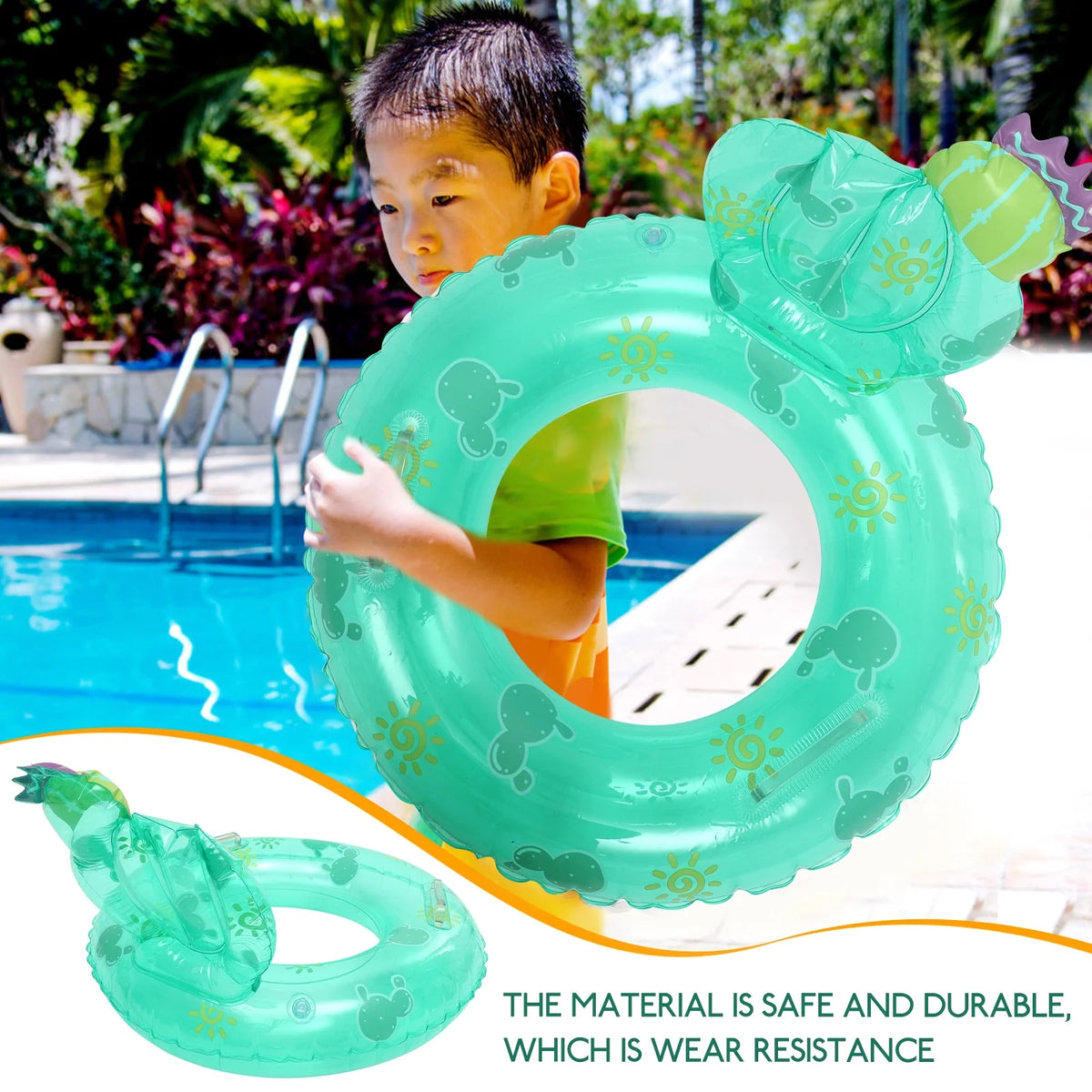 Inflatable Swimming Ring Toddler Outdoor Toy L4418