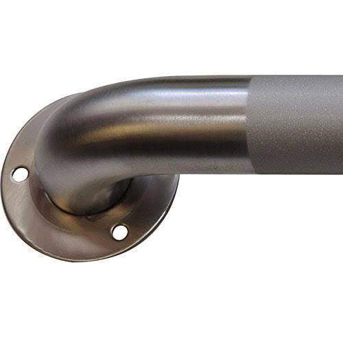 Stainless Steel Grab Bar with Safety Grip J451