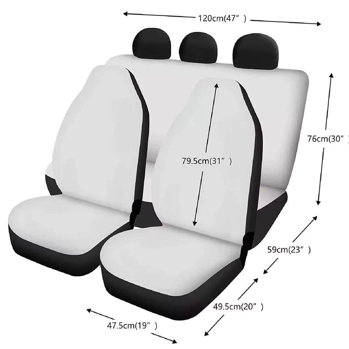 Aesthetic Flower Mushroom Car Seat Covers Full Set of 11 with Steering Wheel Cover J711708