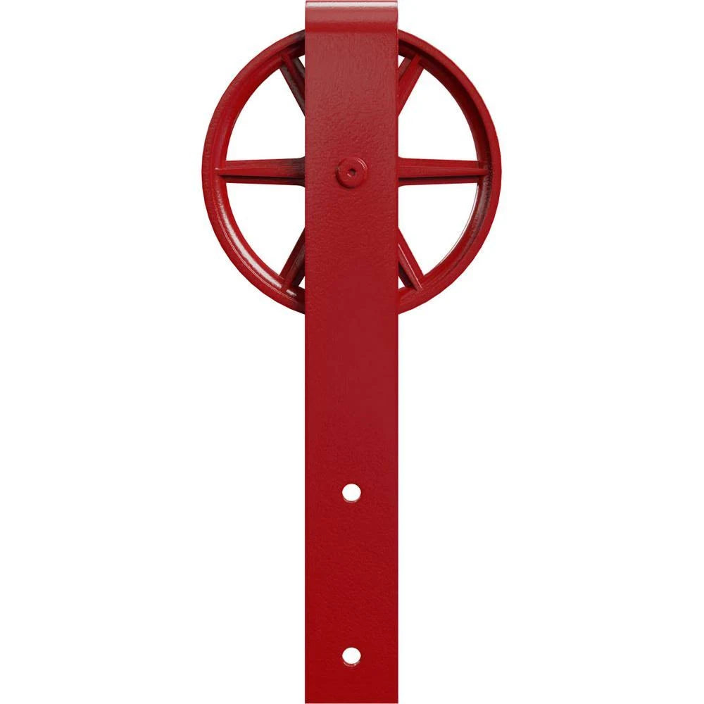 Regal Red Wagon Wheel Roller Hanger for Barn Door E9248