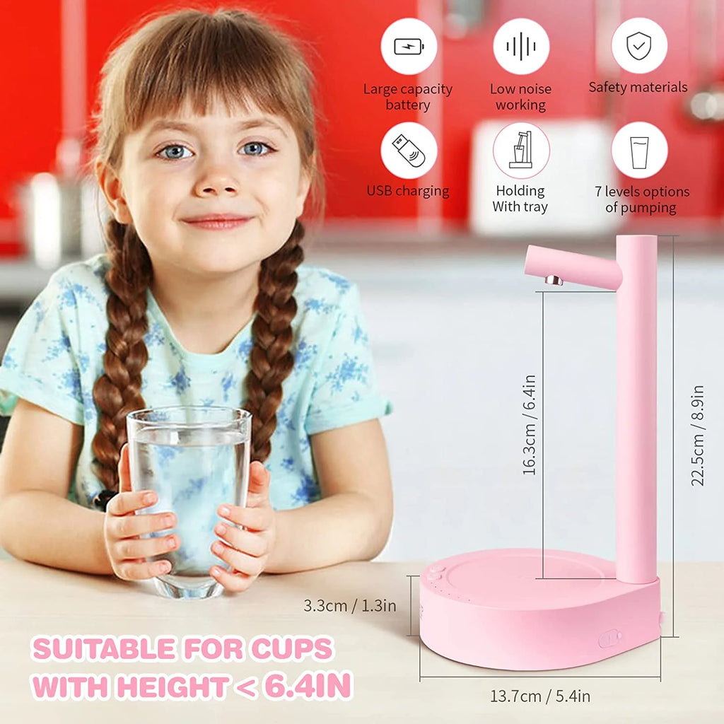 Portable Electric Water Bottle Pump for 5 Gallon & Universal Bottles Z9576