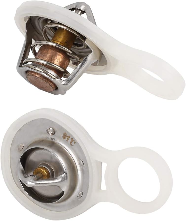 Car Engine Coolant Thermostat Housing Assembly Pack of 2 P32053