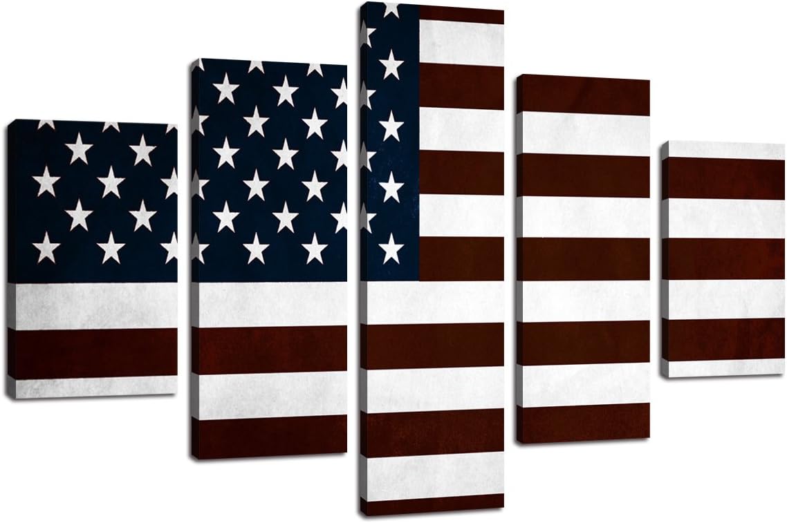 5pcs Framed Canvas Print Wall Art (50''W x 24''H) S6368
