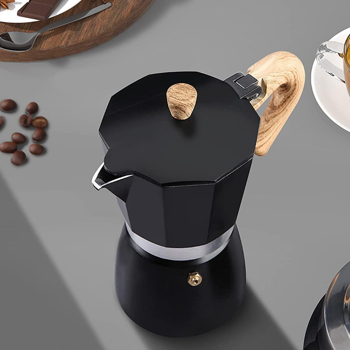 6 cup 10 OZ Aluminium Stovetop Espresso Maker M629821