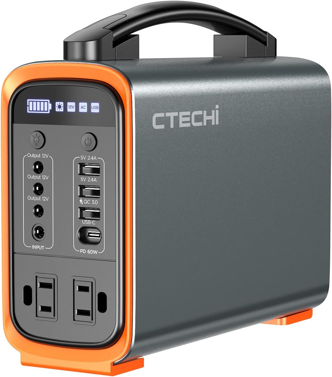 Portable Power Station 1200W 1210Wh LiFePO4 Solar Generator A394