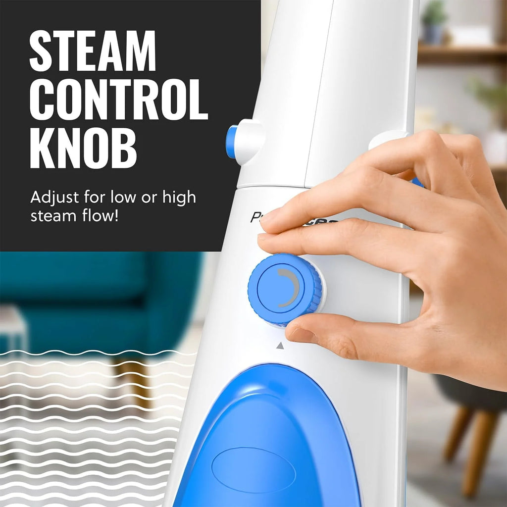 10-in-1 Steam Mop with Detachable Handheld Steam Cleaner P4576