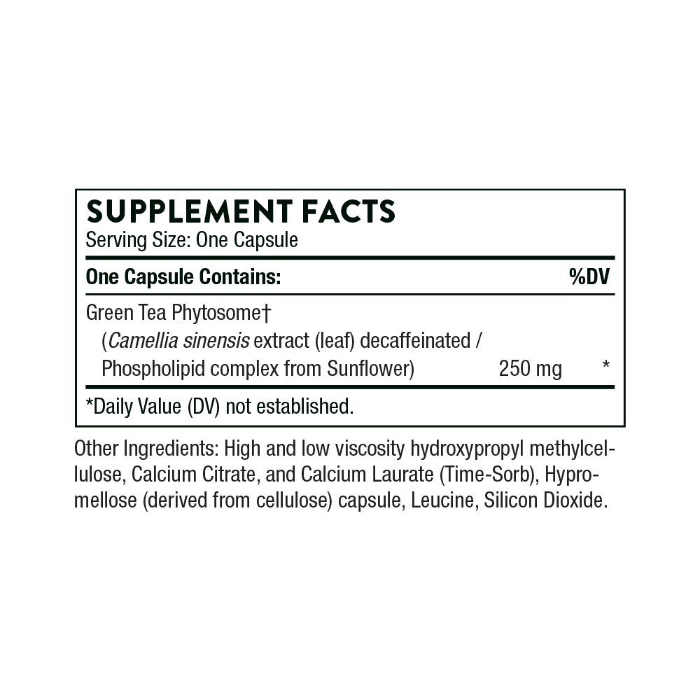Green Tea Phytosome 60 Capsules I4624