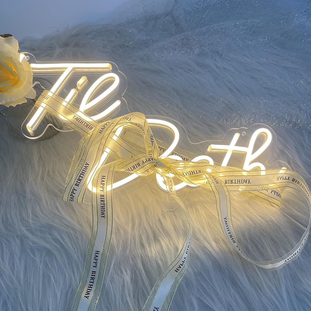Warm White Neon Sign U966073