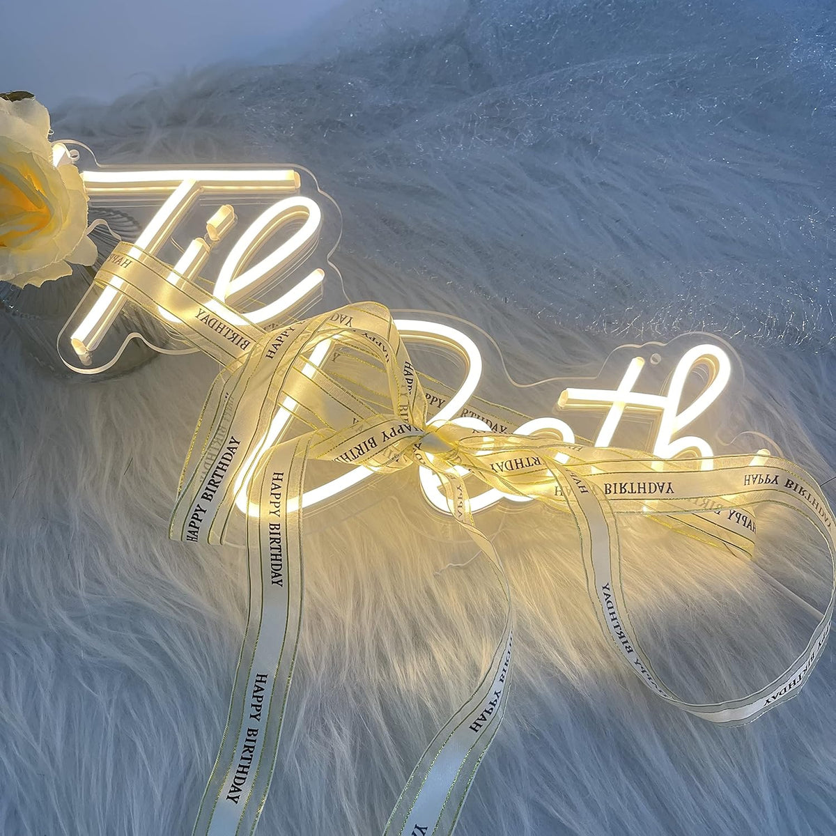 Warm White Neon Sign U966073