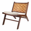 Cinnamon Brown Wood Accent Chair F870483