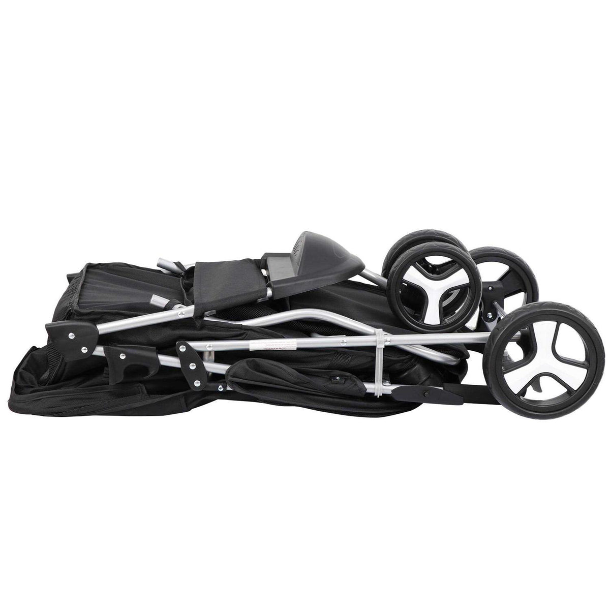 3 Wheel Foldable Pet Stroller with Storage Basket M387