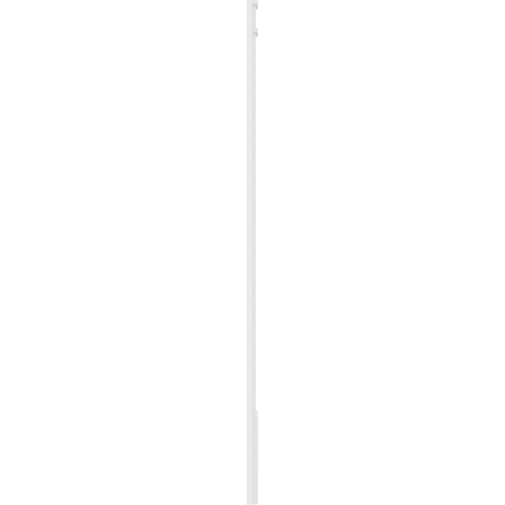Two Equal Flat Panel PVC Pilaster with Decorative Capital & Base (Pair) O42564