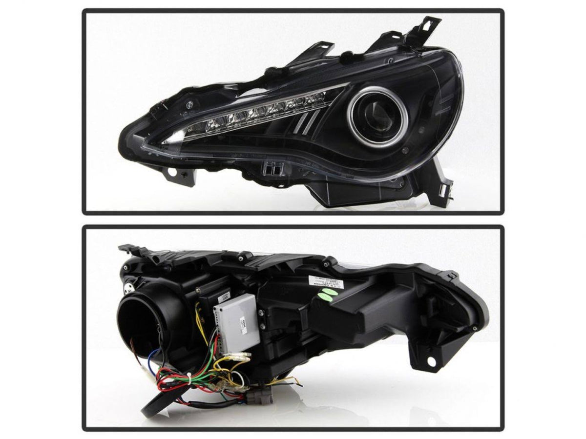 Black DRL LED Projector Headlights S290173
