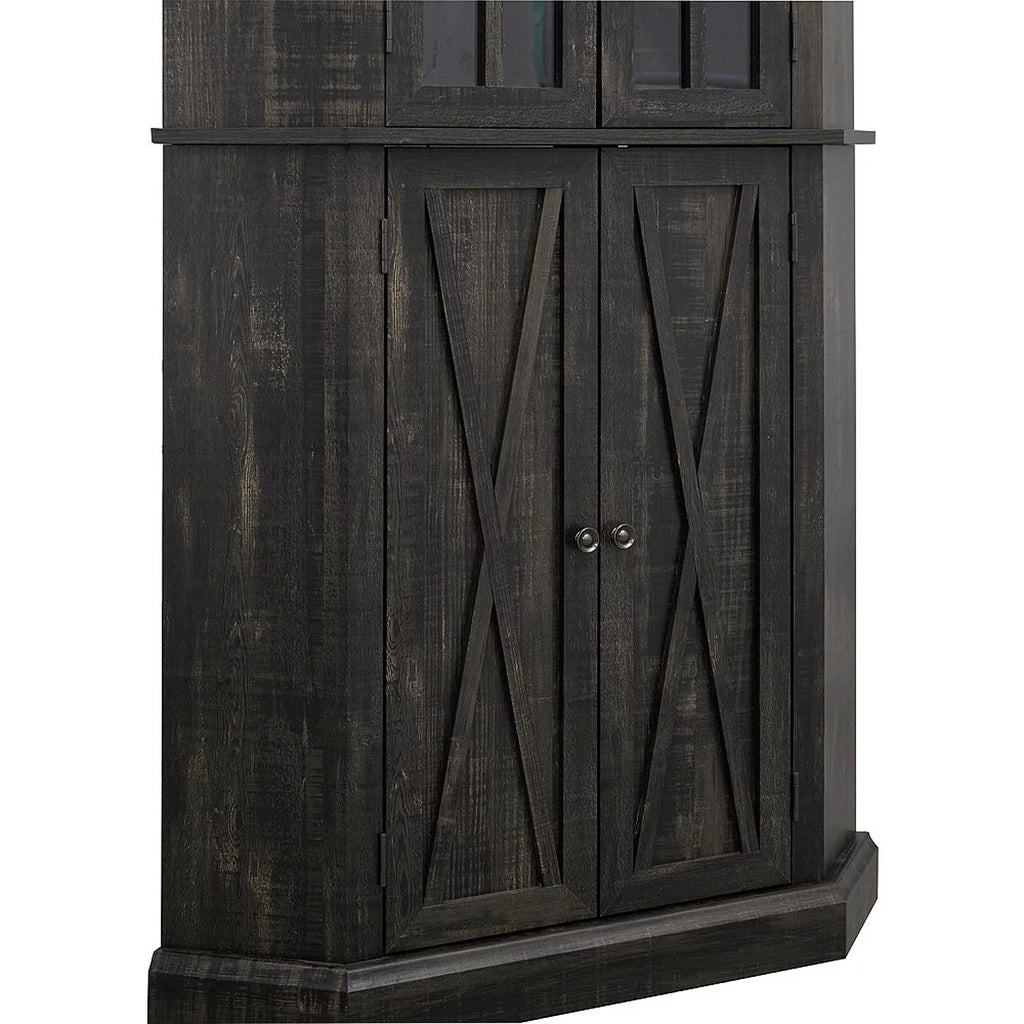 Charcoal Corner Cabinet Z15745