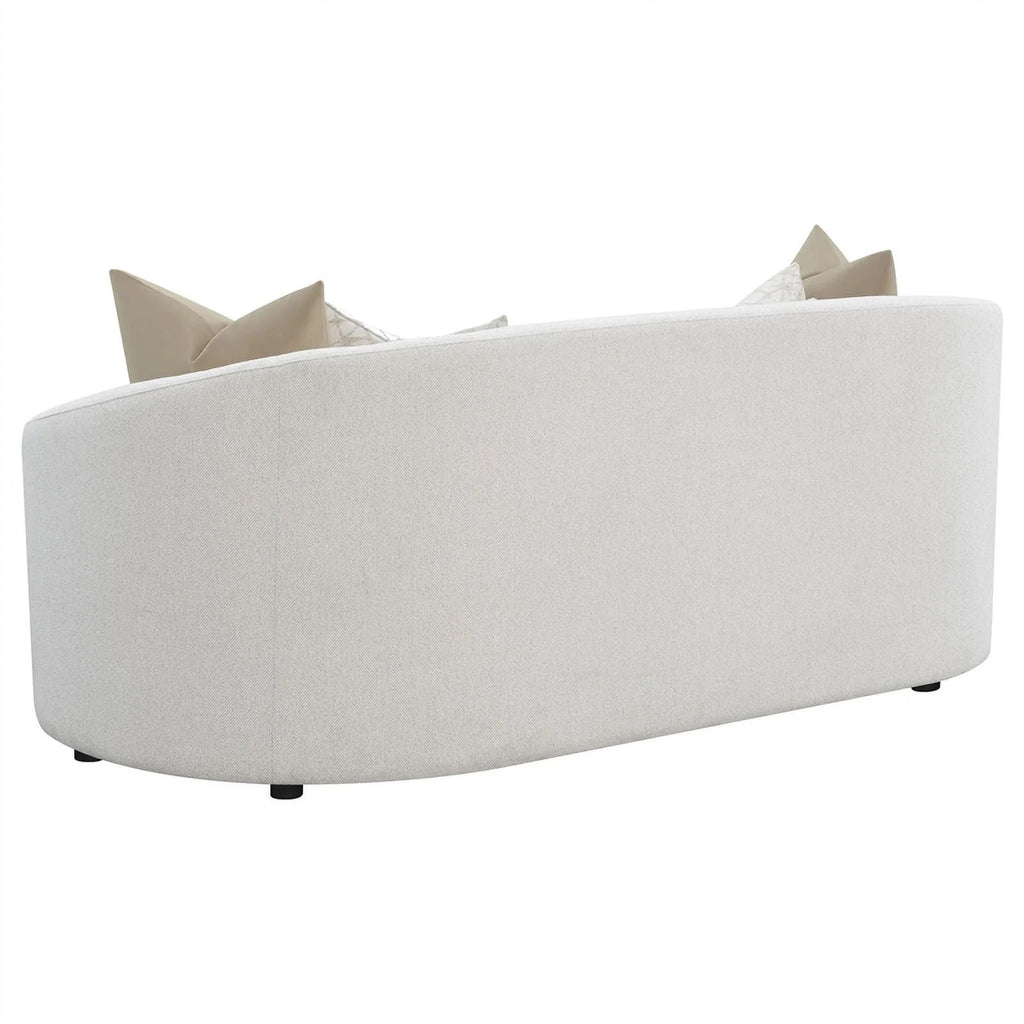 Latte Fabric Upholstered 2-piece Living Room Set J4715