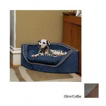 Overstuffed Corner Dog Bed O6381