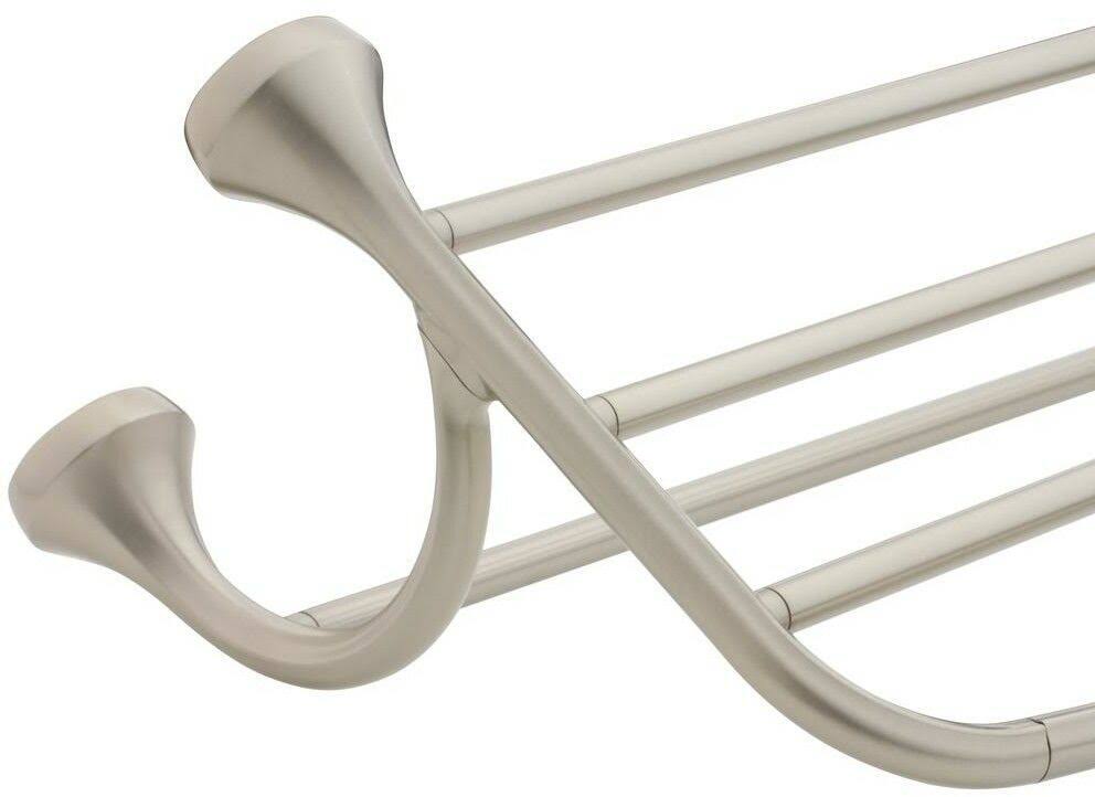 Brushed Nickel Towel Shelf Z7653