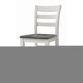 White Solid Wood Counter Height Dining Chair Set of 2 X176766