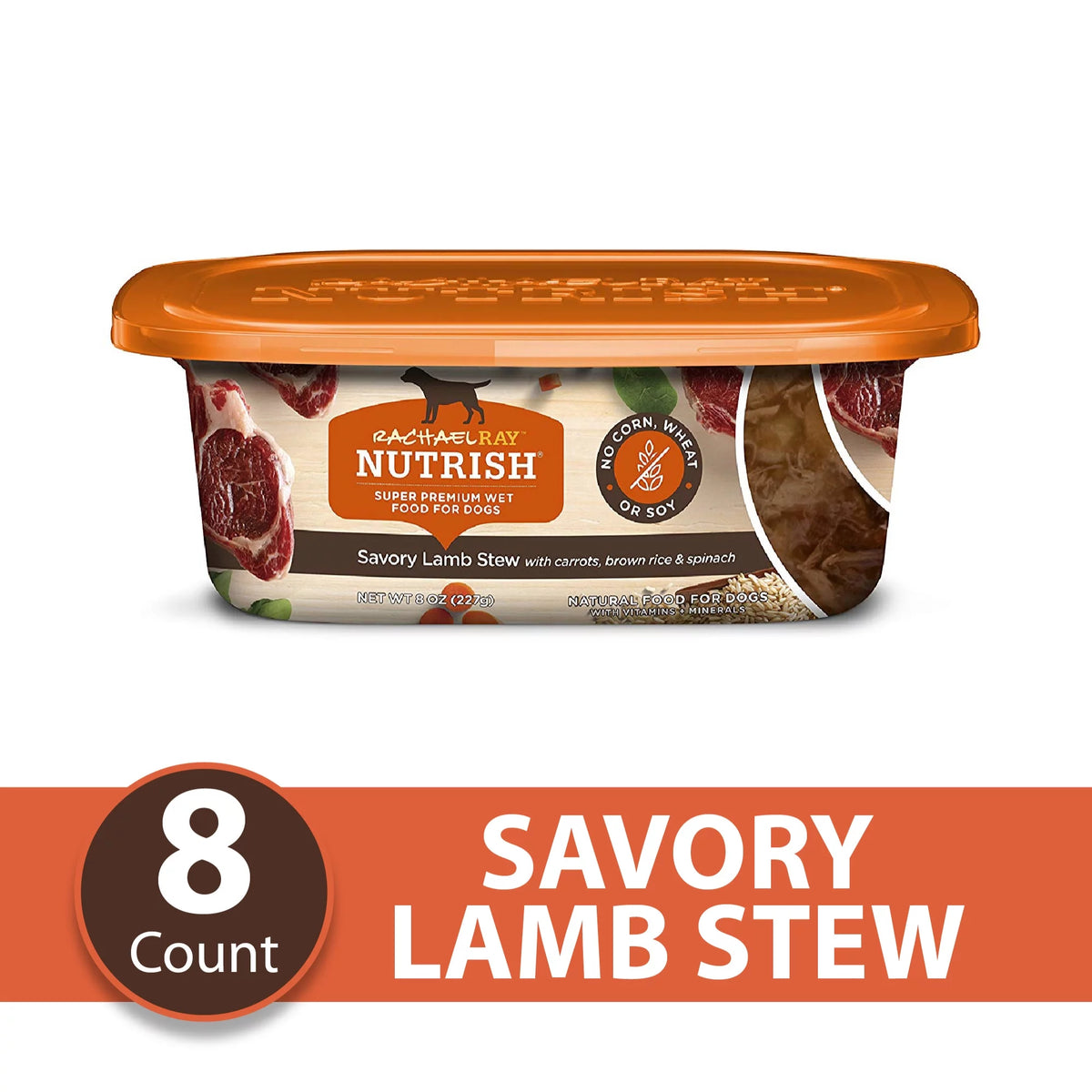 8 Oz. Tub Pack Of 8 Wet Dog Food R34258