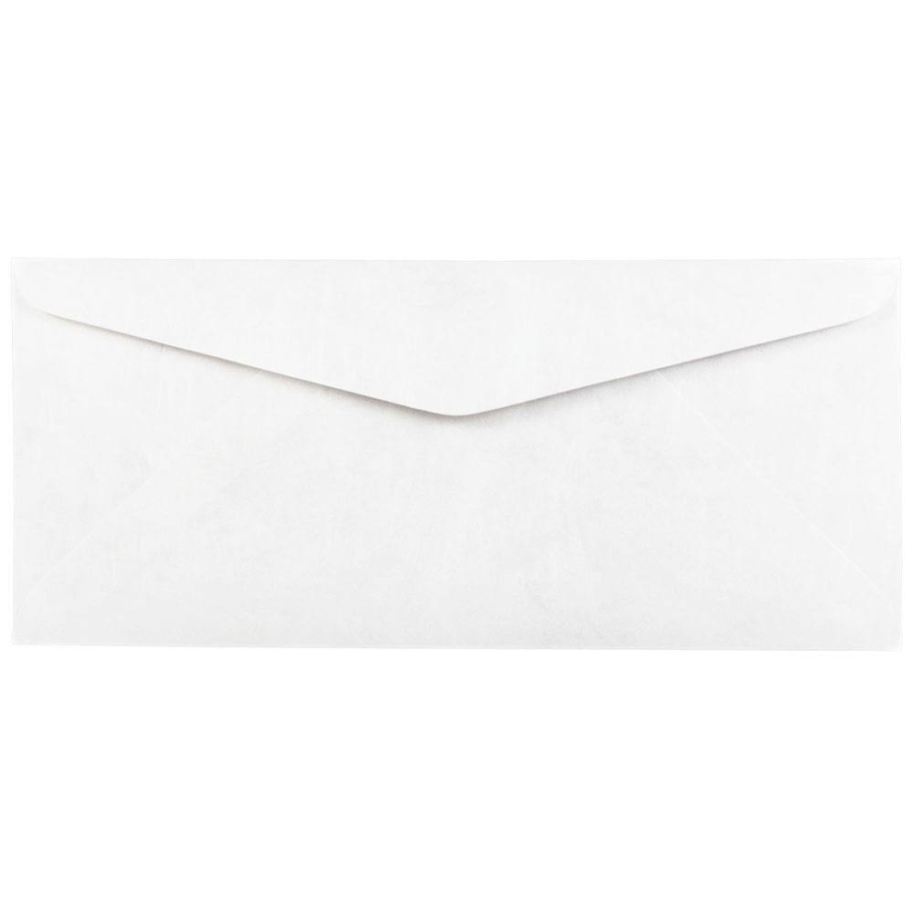 #10 Business Tyvek Envelopes, 4 1/8 x 9 1/2, White, 1000/Carton D8572