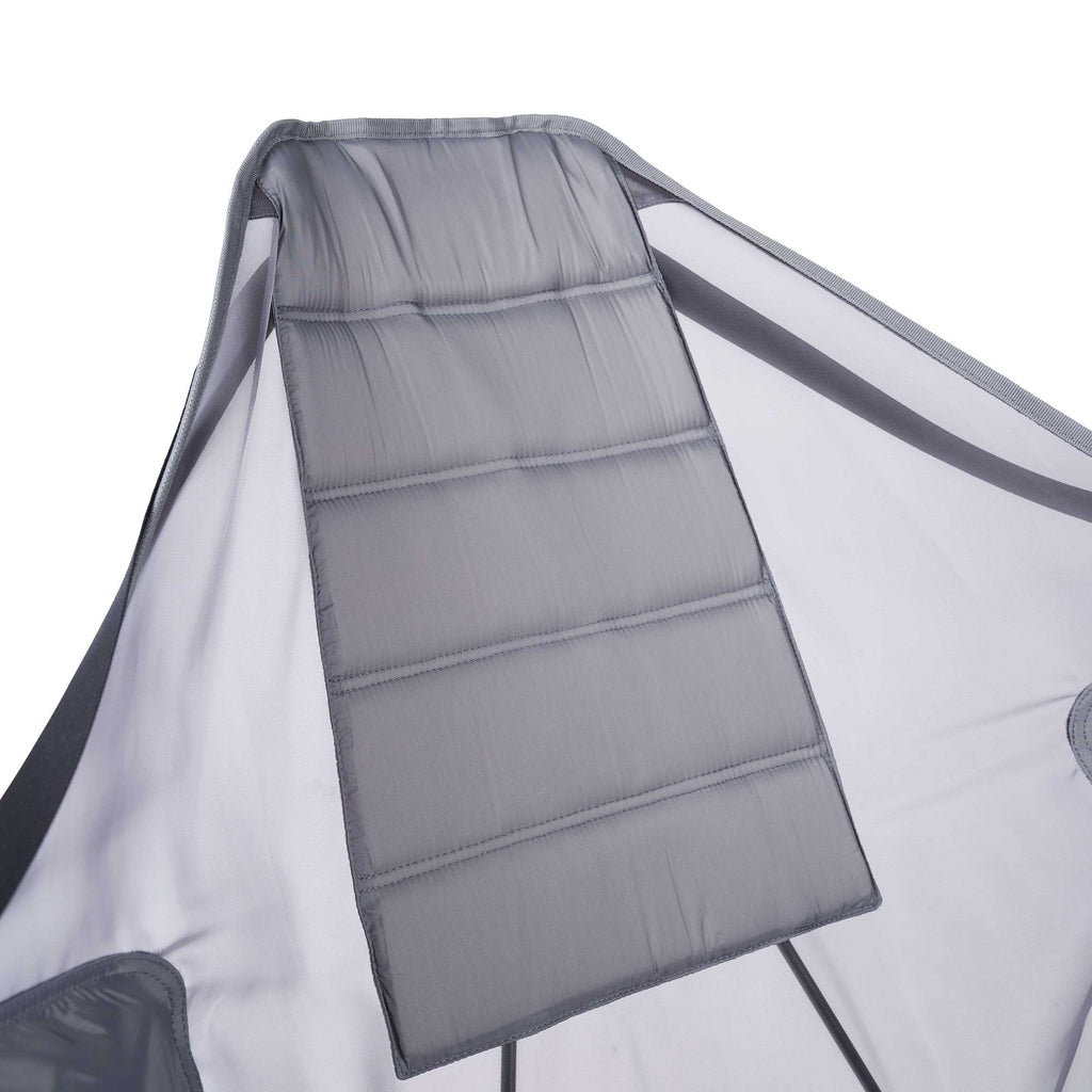 Reclining Mesh Hammock Chair, Gray, Polyester N189