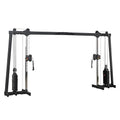 Black Cable Crossover Exercise Machine with Dual Weights Stack S429