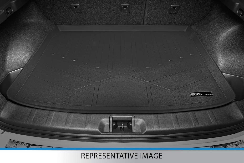 Custom Fit Floor Mats 2 Rows and Cargo Liner Set Black E21984