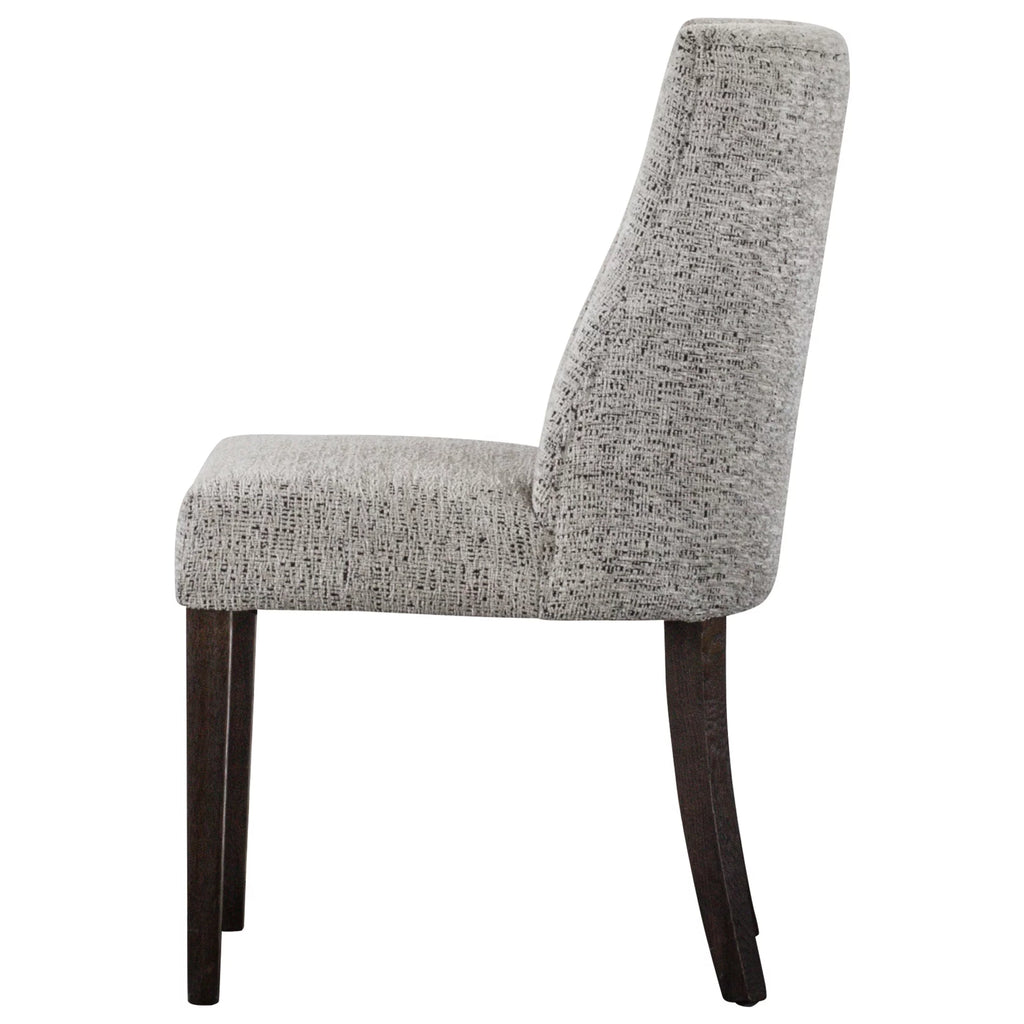 Set of 2 Drizzle Gray Fabric Chair S8873