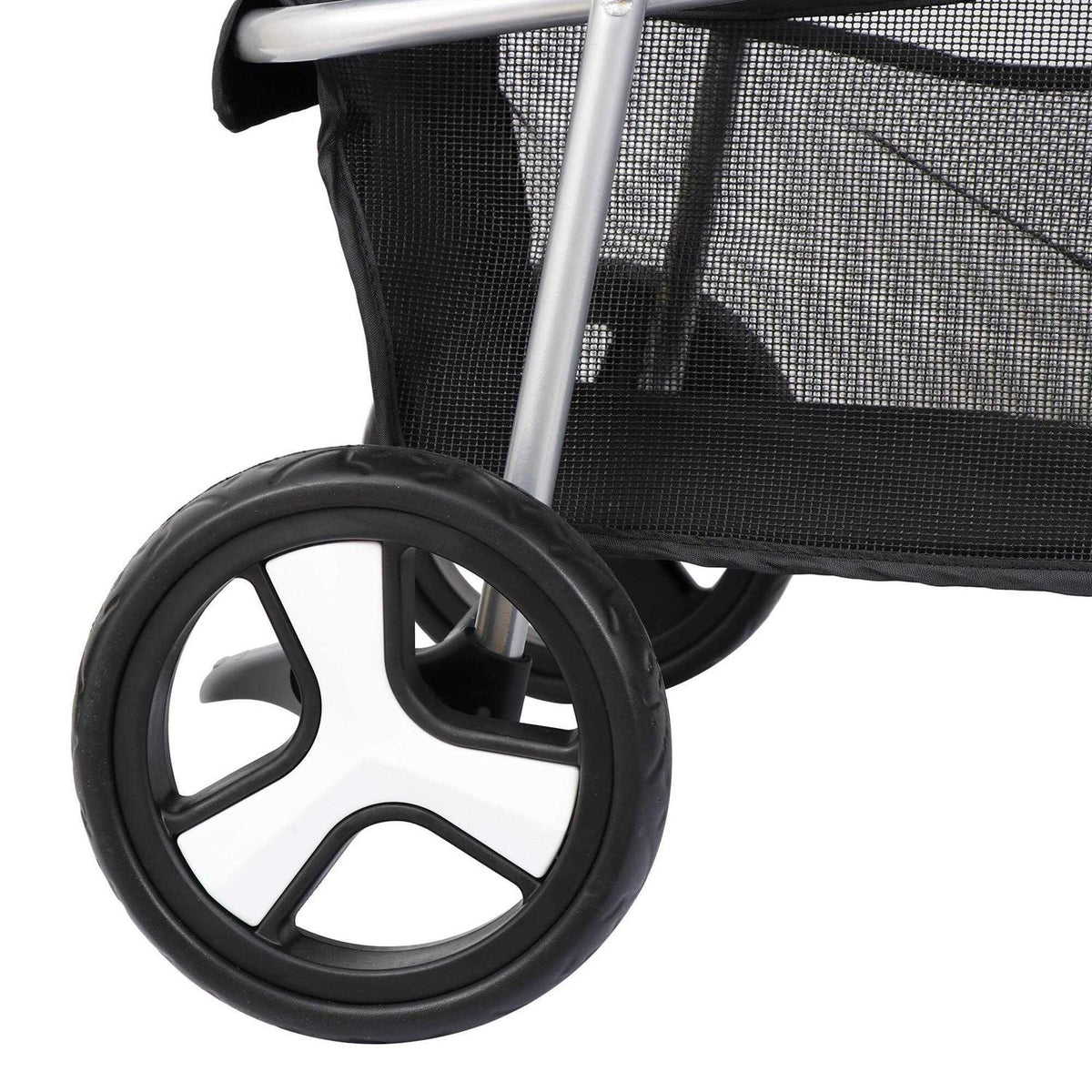 3 Wheel Foldable Pet Stroller with Storage Basket M387
