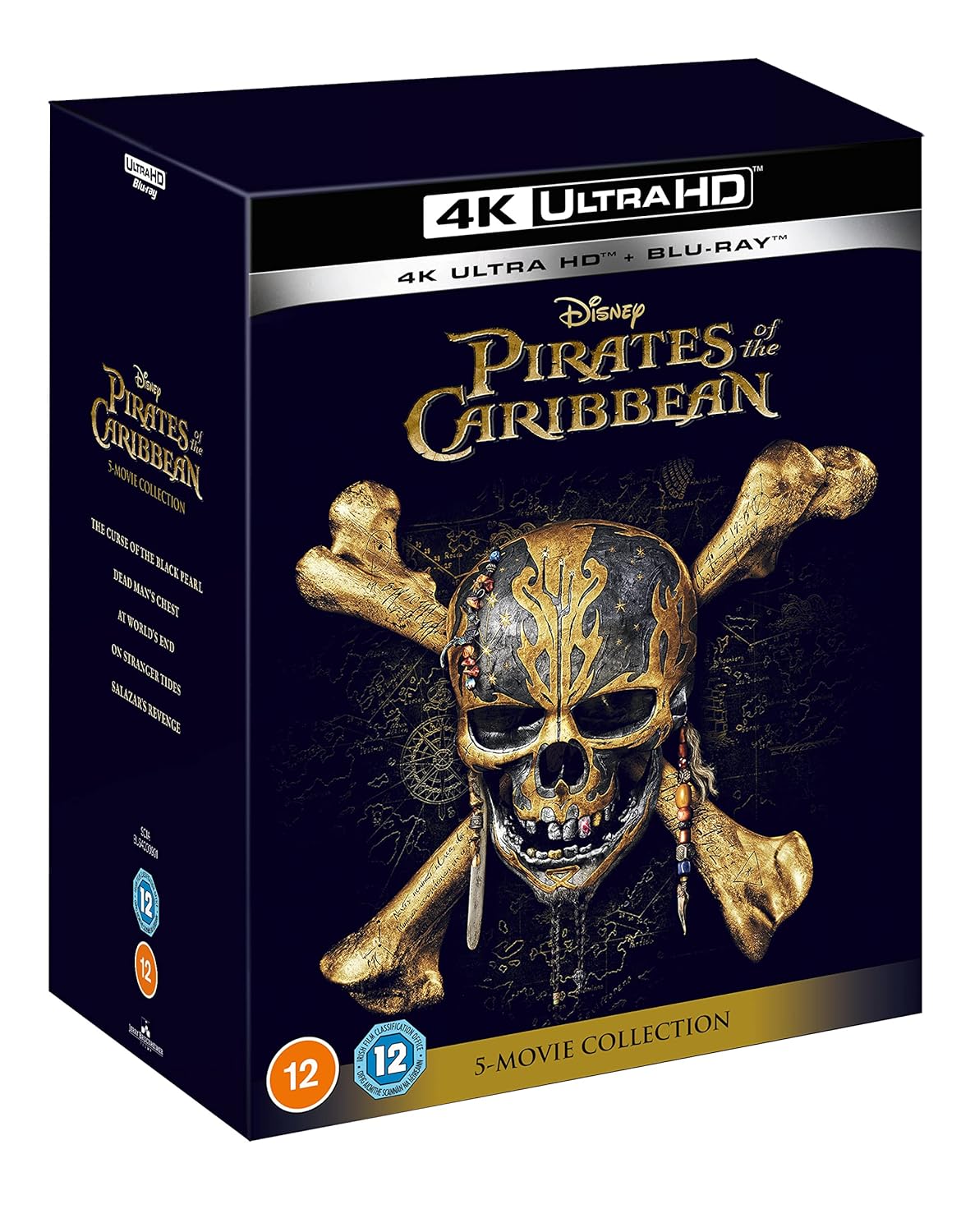 Pirates of The Caribbean 1-5 UHD Steelbook U6895
