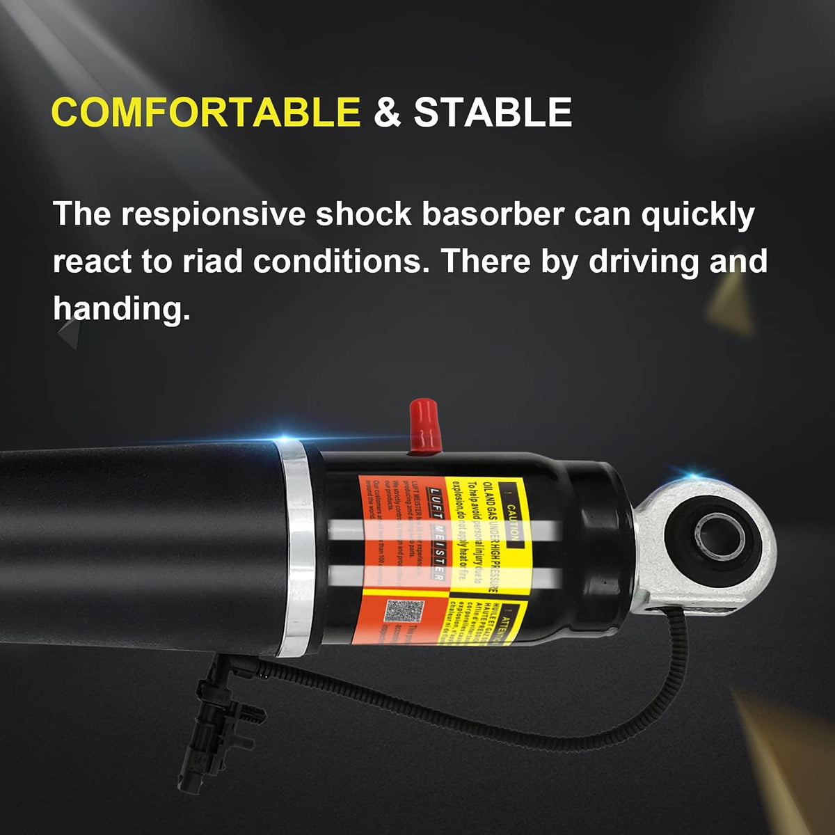 Rear Air Shock Absorber Pack of 2 E814