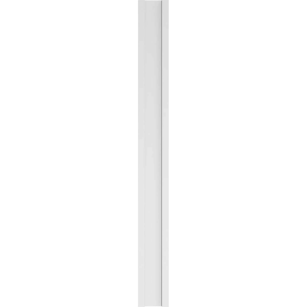 Two Equal Flat Panel PVC Pilaster with Decorative Capital & Base (Pair) O42564