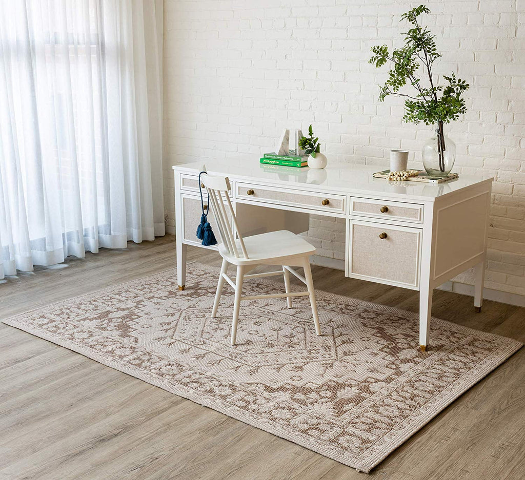 Beige Runner Area Rug L599