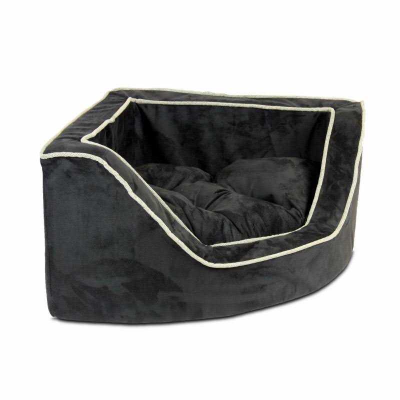 Overstuffed Corner Dog Bed O6381